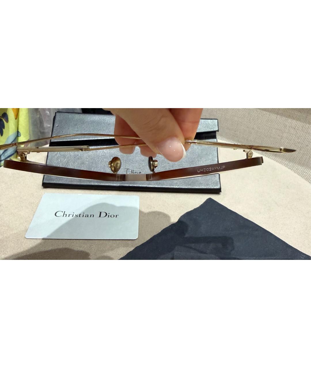 CHRISTIAN DIOR Розовые солнцезащитные очки, фото 7