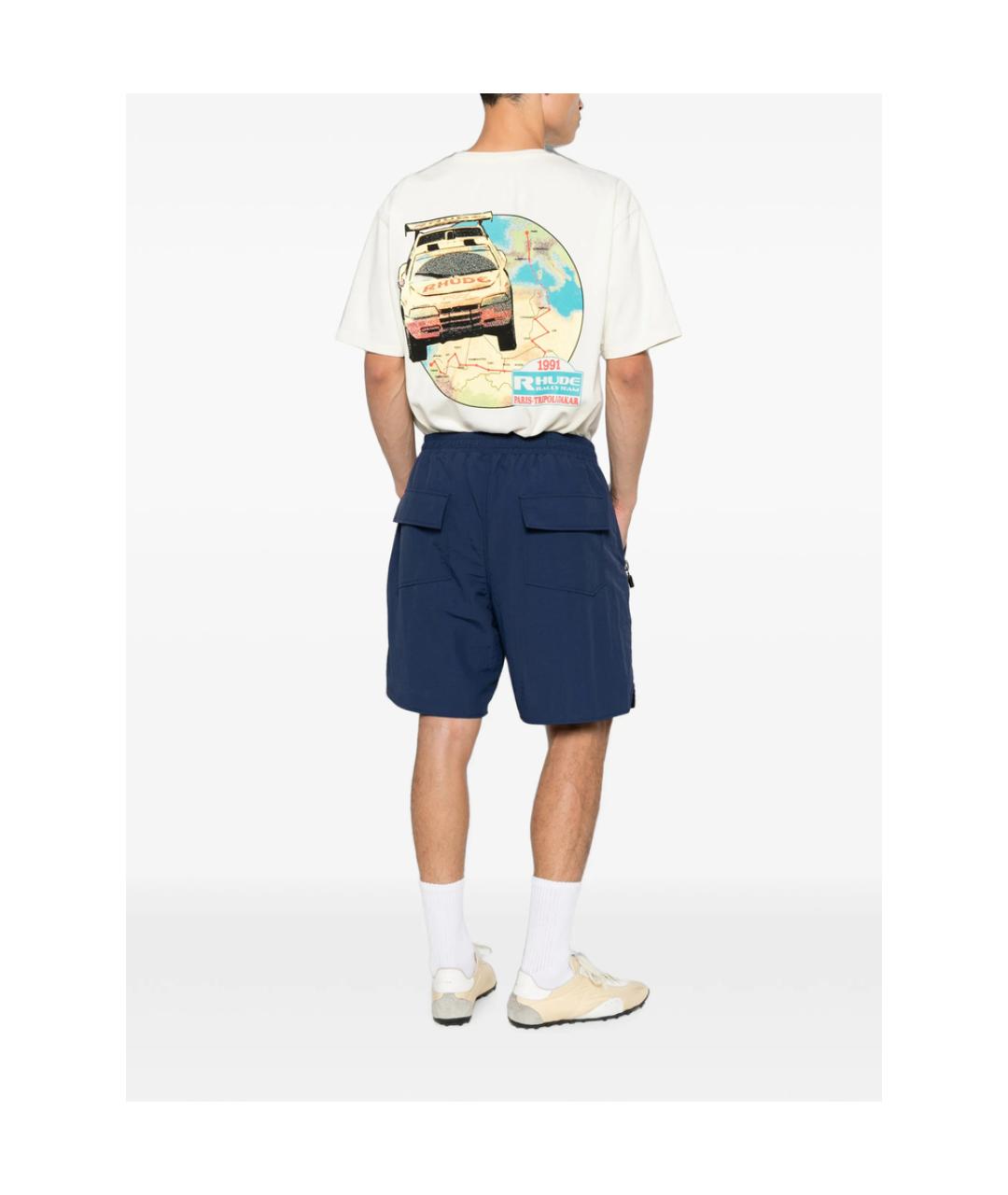 RHUDE Хлопковая футболка, фото 4