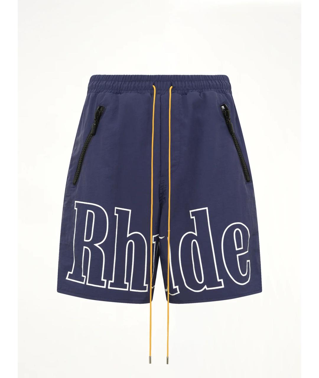 RHUDE Синие нейлоновые шорты, фото 6