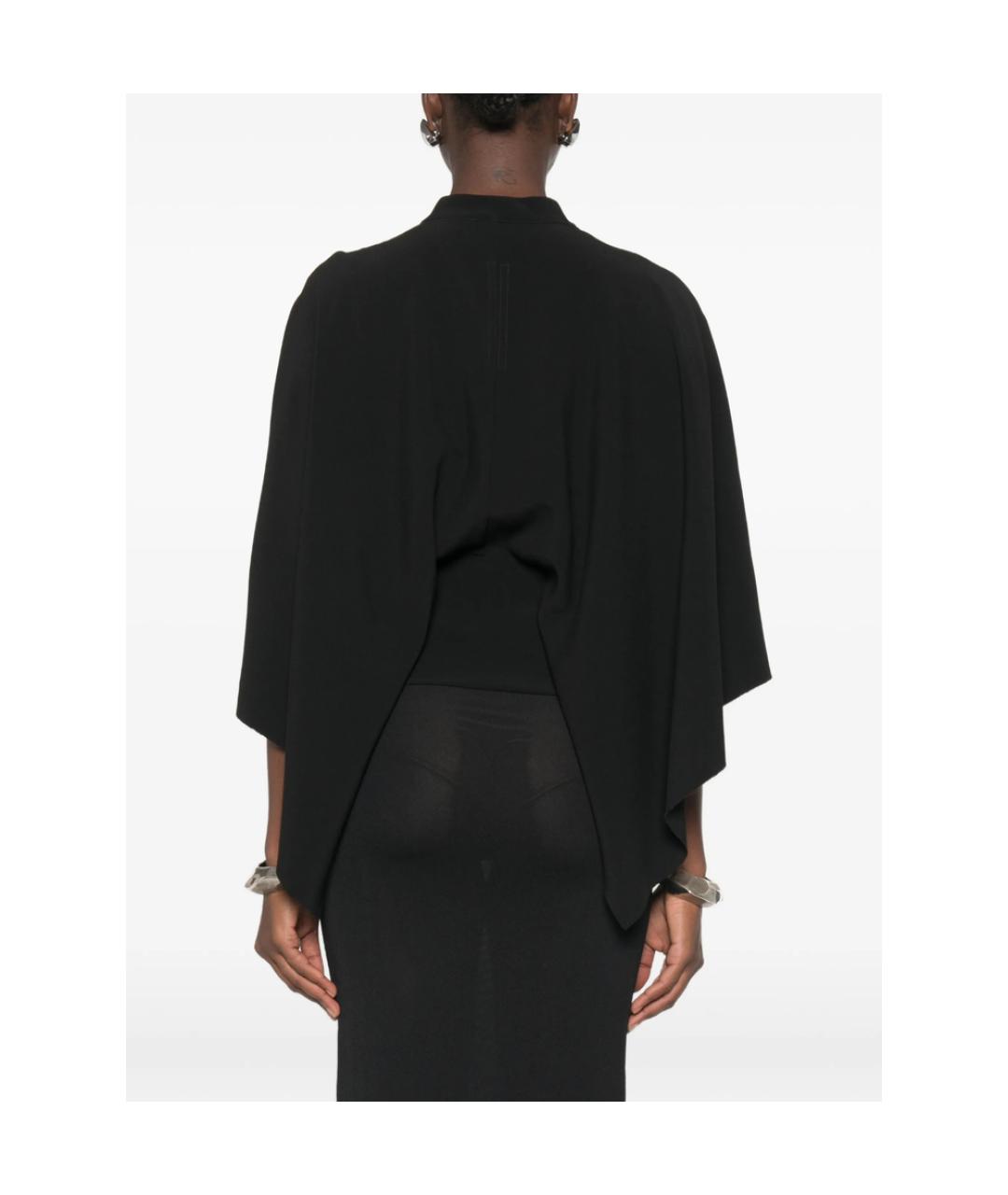 RICK OWENS Черная футболка, фото 2