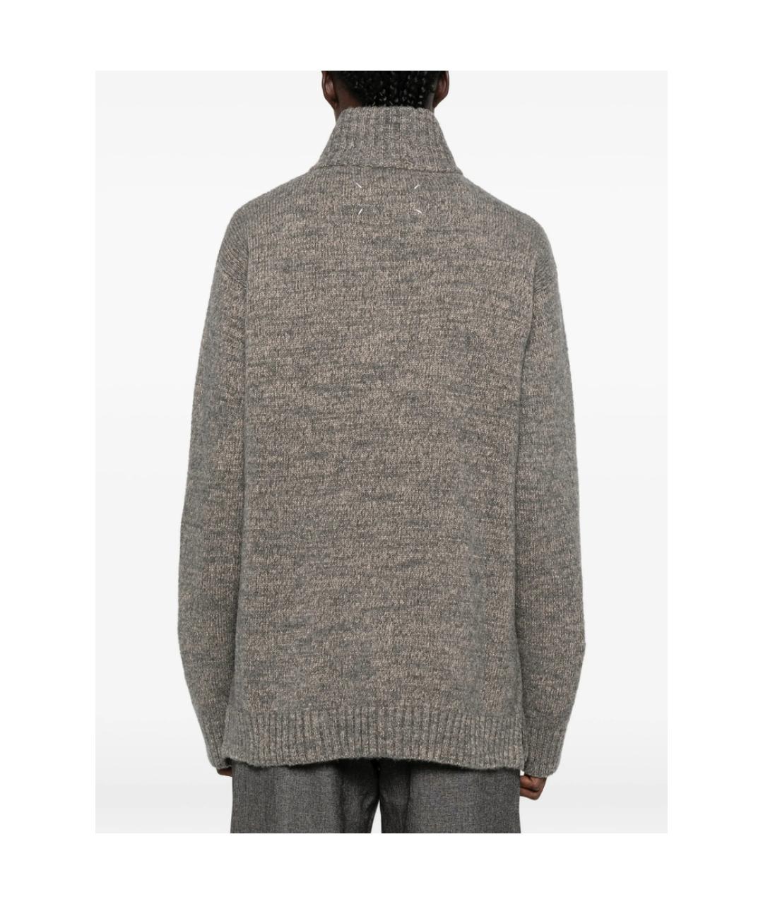 MAISON MARGIELA Серый хлопковый джемпер / свитер, фото 3