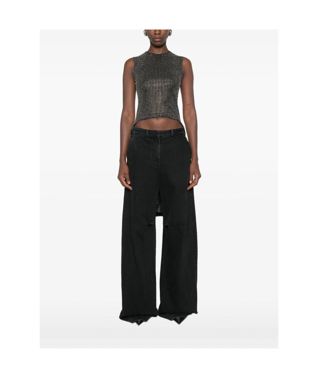 ALEXANDER WANG Черная футболка, фото 3