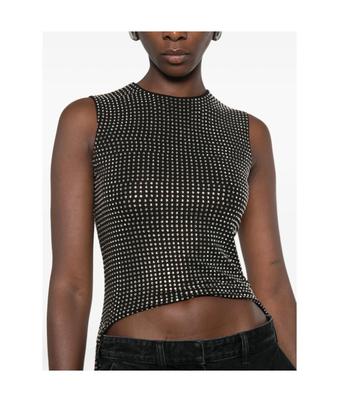 ALEXANDER WANG Черная футболка, фото 5