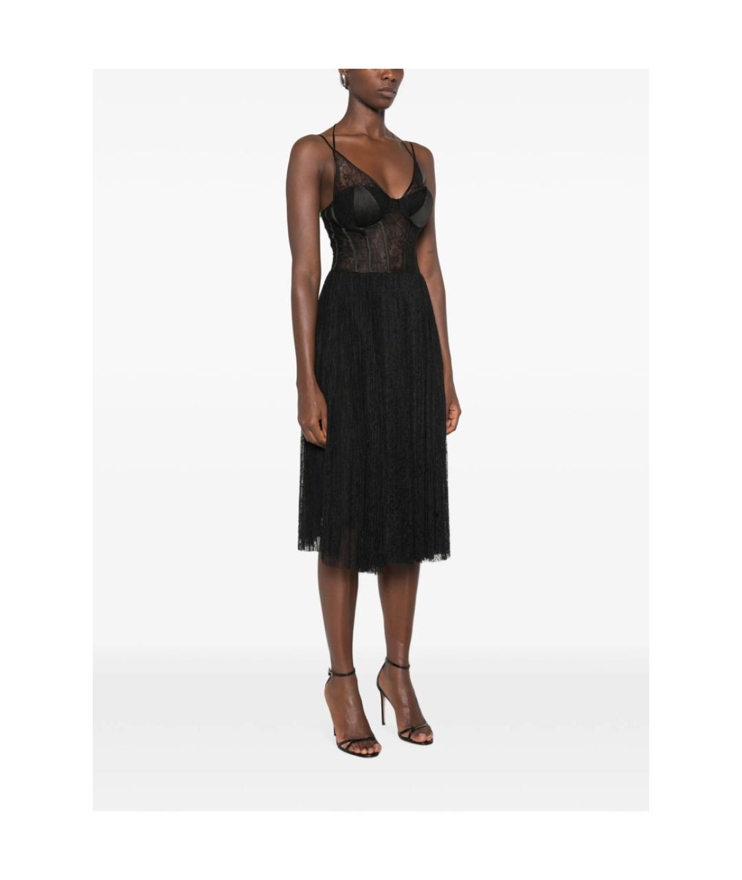 ELISABETTA FRANCHI Черное платье, фото 4