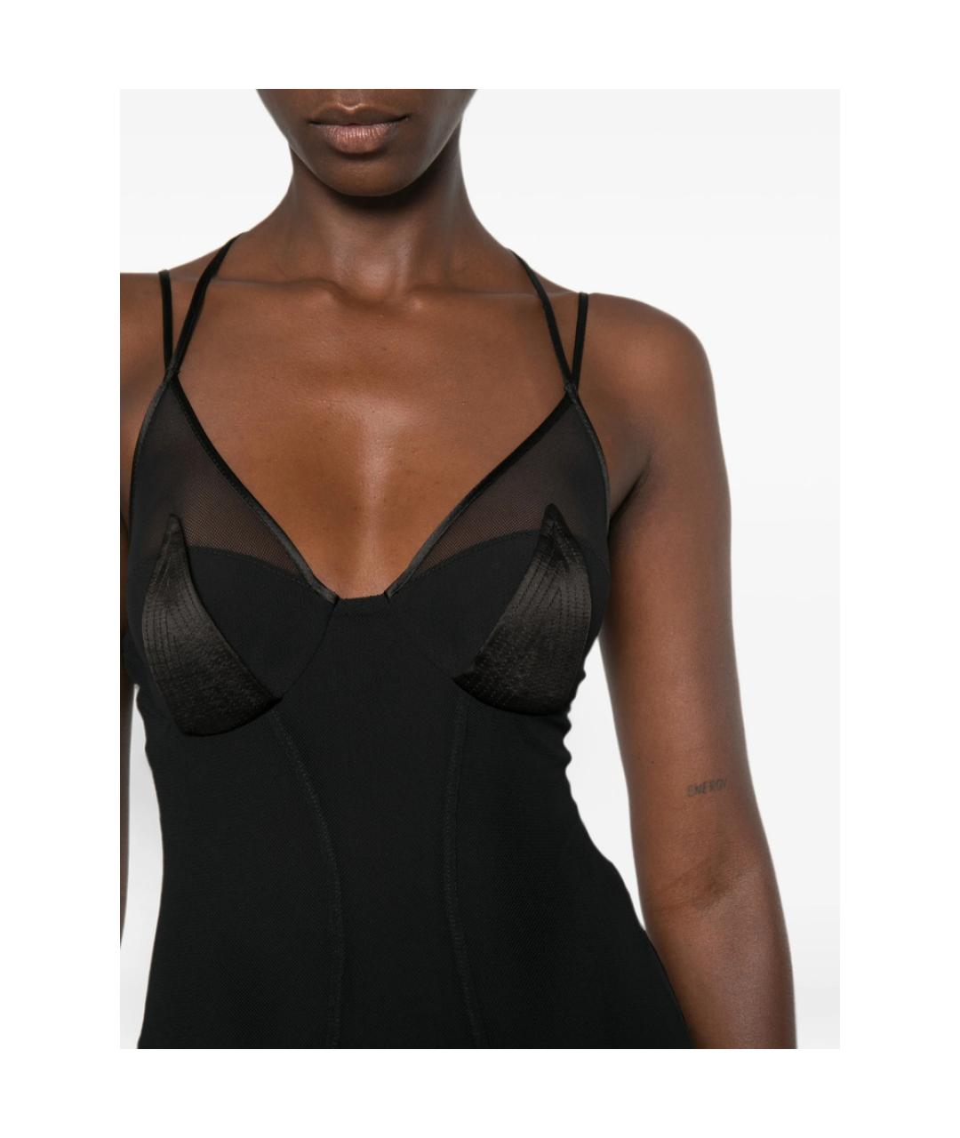 ELISABETTA FRANCHI Черное платье, фото 2