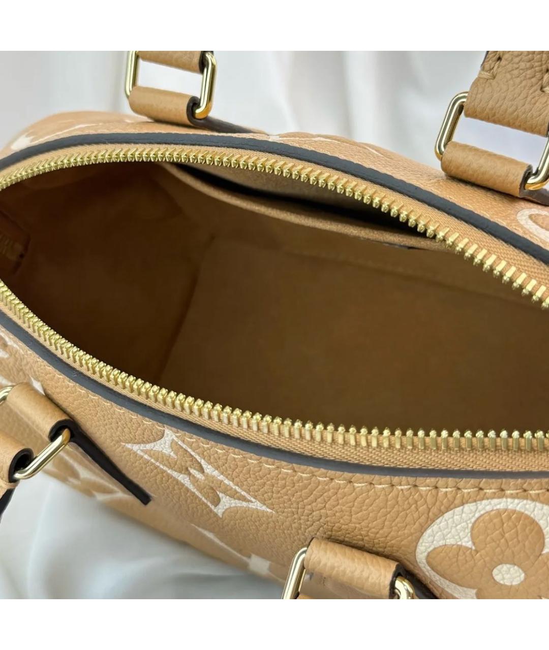 LOUIS VUITTON Оранжевая кожаная сумка через плечо, фото 3
