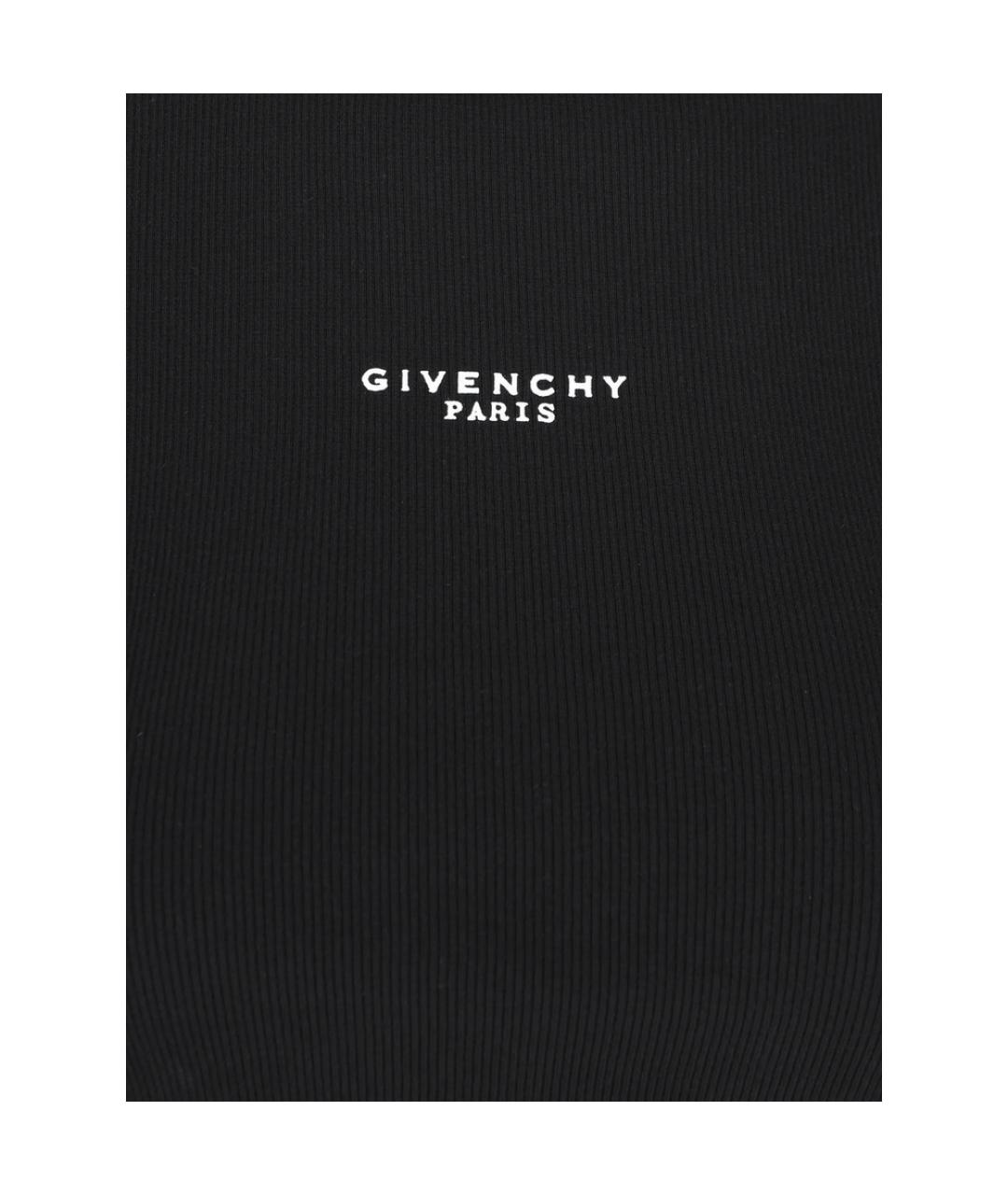 GIVENCHY Черная хлопковая майка, фото 2