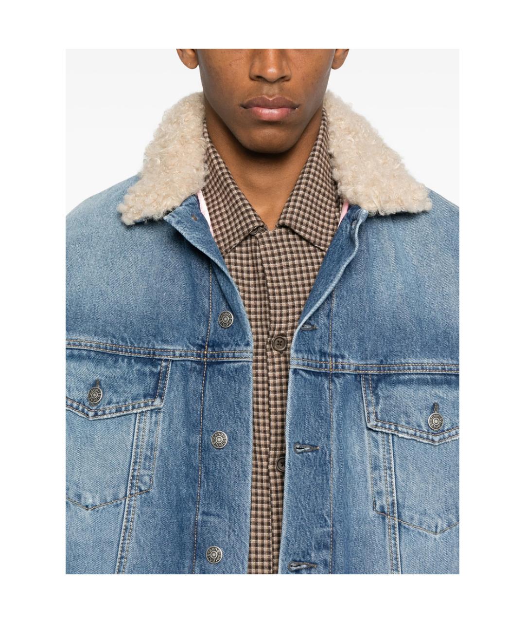 ACNE STUDIOS Синяя деним куртка, фото 2