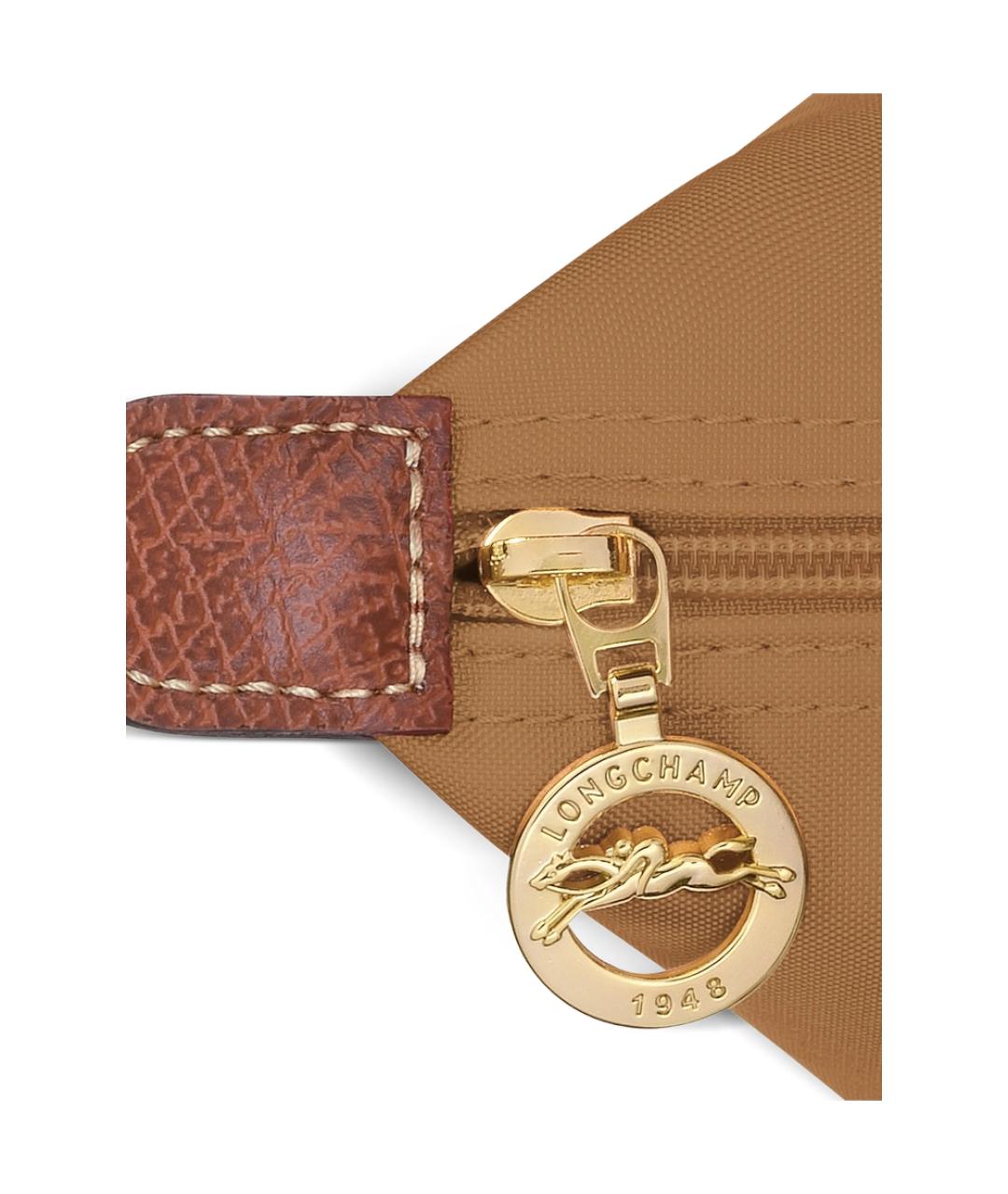 LONGCHAMP Коричневая синтетическая сумка тоут, фото 4