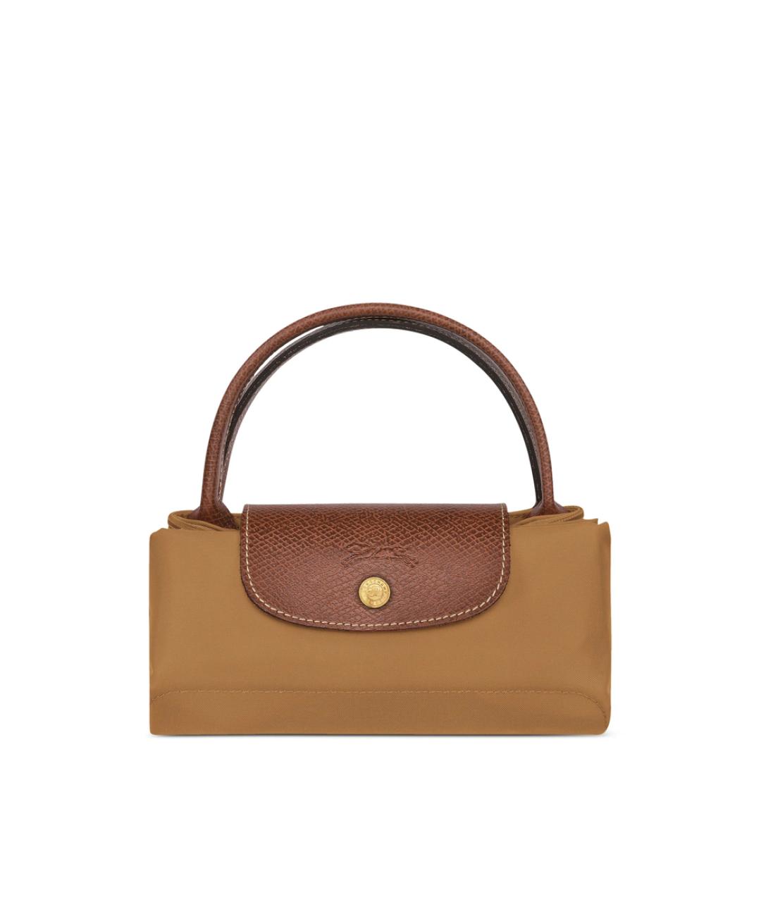 LONGCHAMP Коричневая синтетическая сумка тоут, фото 3