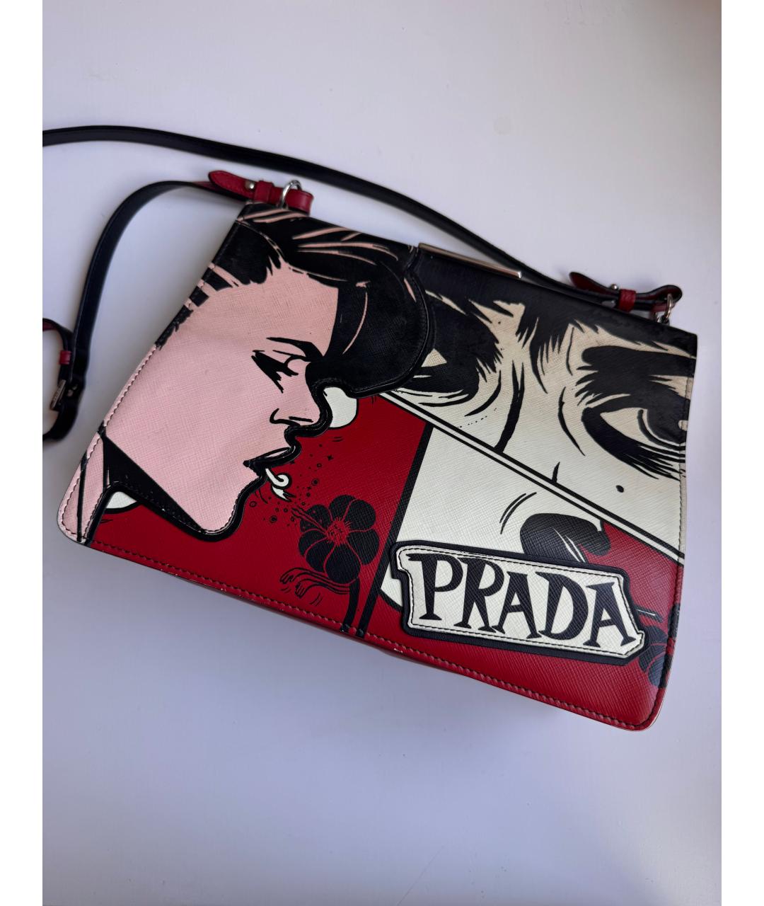 PRADA Мульти кожаная сумка через плечо, фото 8