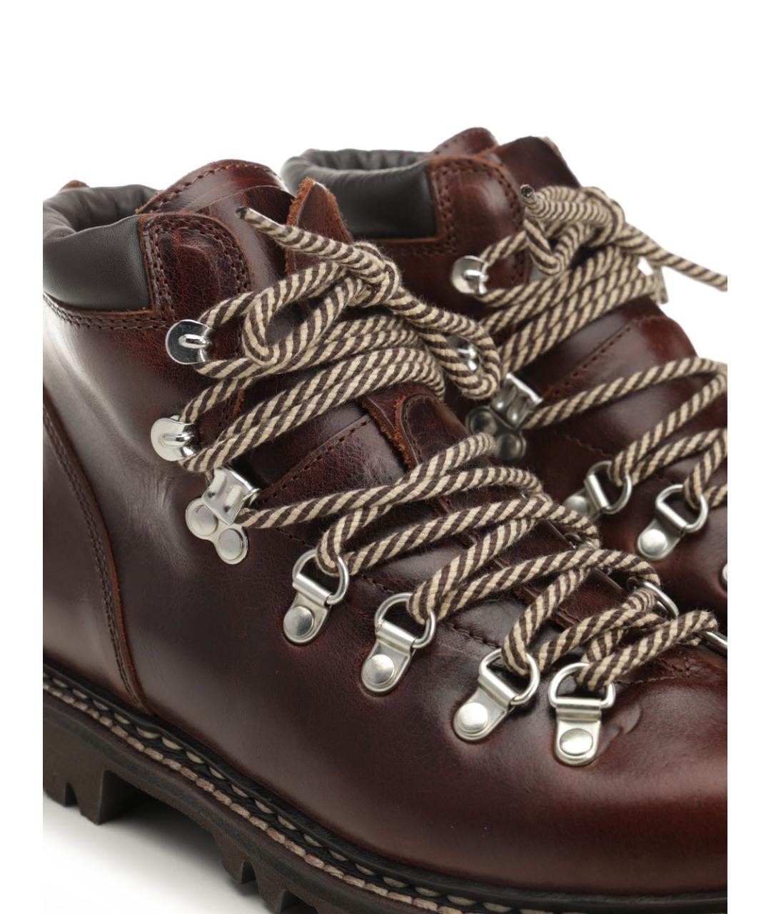 PARABOOT Коричневые кожаные ботинки, фото 6