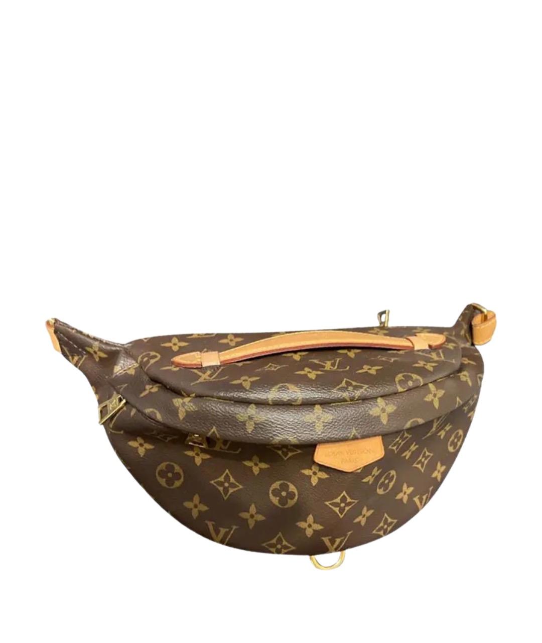 LOUIS VUITTON Коричневая канва барсетка, фото 1