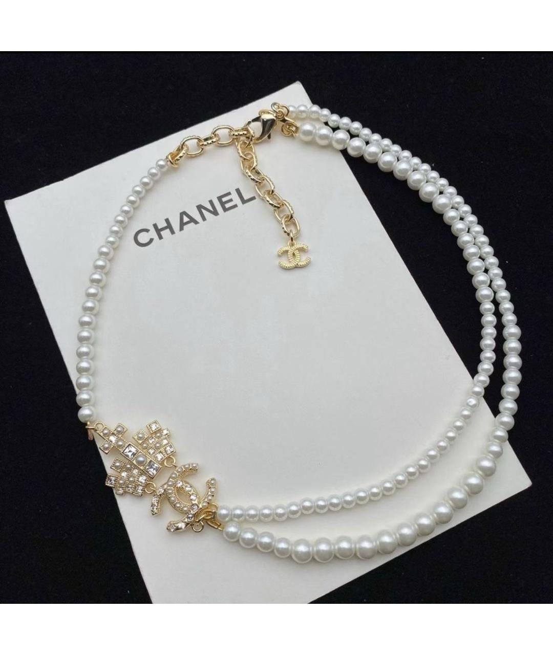 CHANEL Серебряное колье, фото 2