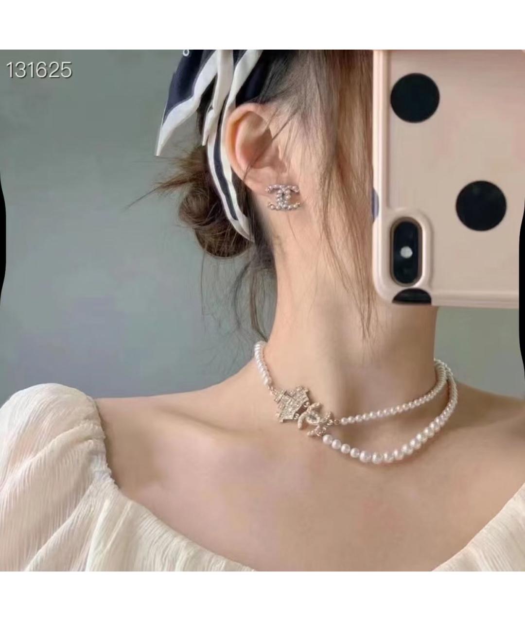 CHANEL Серебряное колье, фото 3