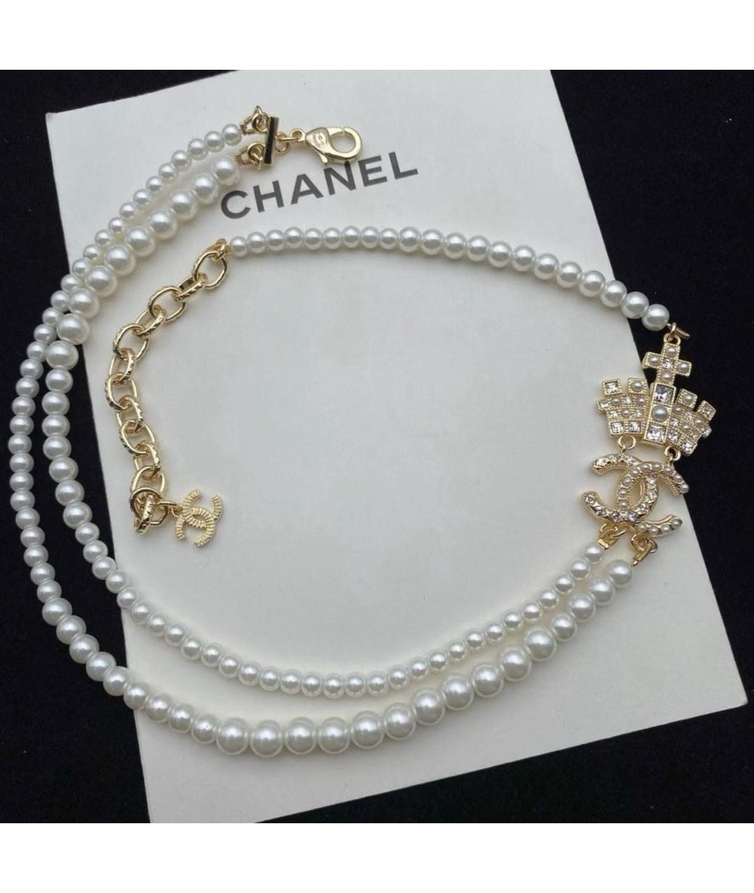 CHANEL Серебряное колье, фото 4