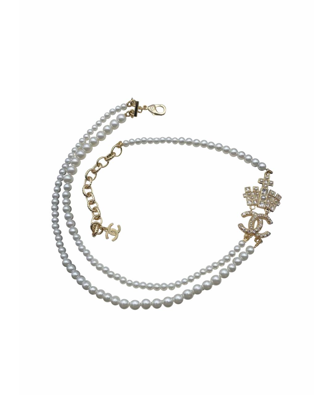 CHANEL Серебряное колье, фото 1