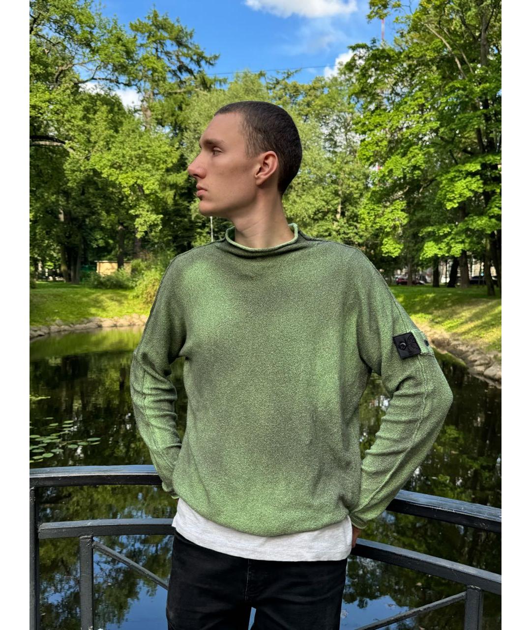 STONE ISLAND SHADOW PROJECT Зеленая водолазка, фото 8