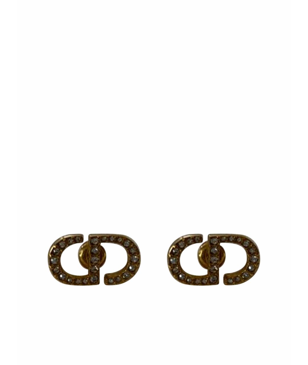 CHRISTIAN DIOR Желтые серьги, фото 1