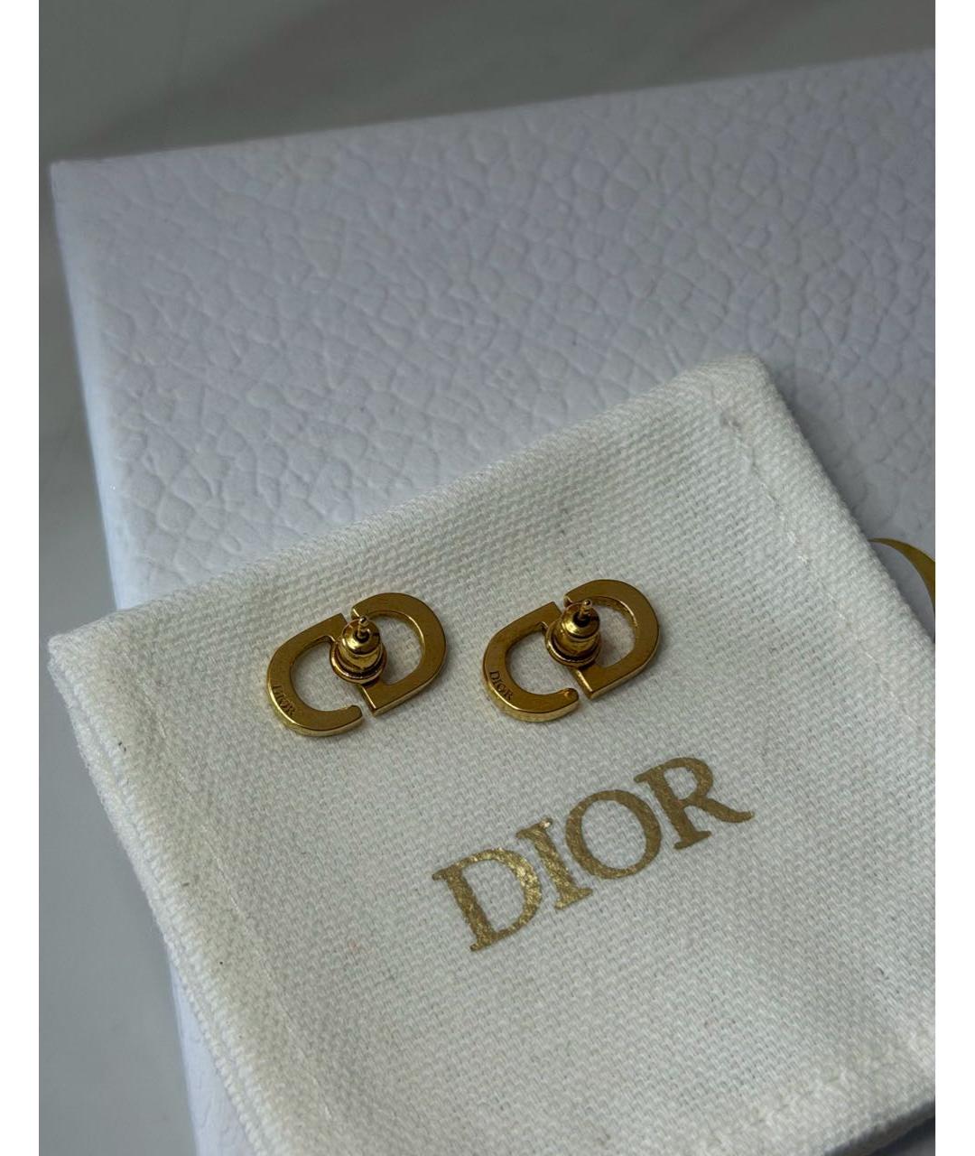 CHRISTIAN DIOR Желтые серьги, фото 3