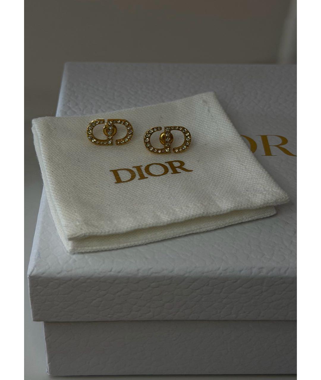 CHRISTIAN DIOR Желтые серьги, фото 2