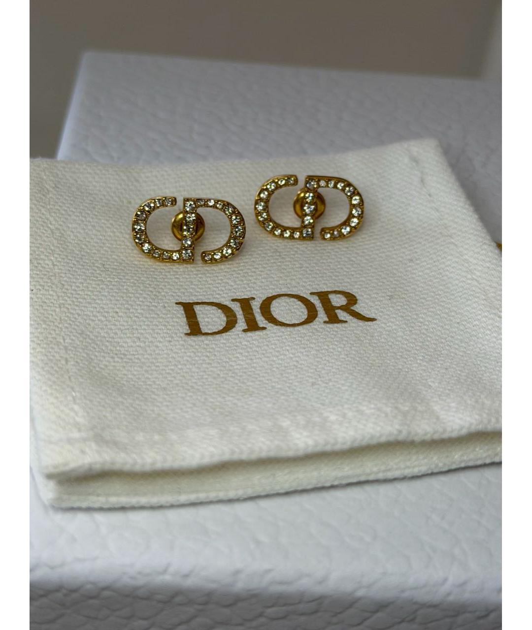 CHRISTIAN DIOR Желтые серьги, фото 5