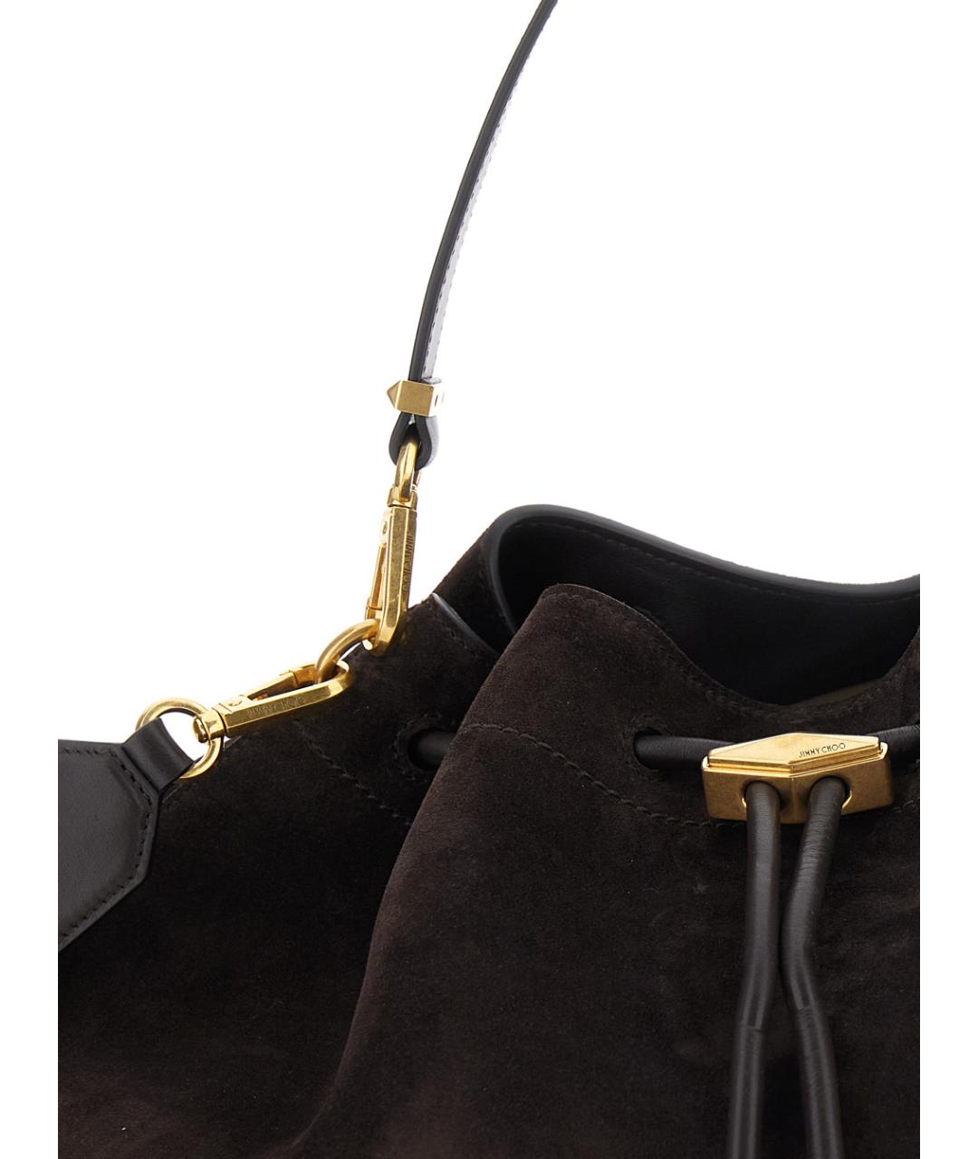 JIMMY CHOO Коричневая сумка через плечо, фото 3