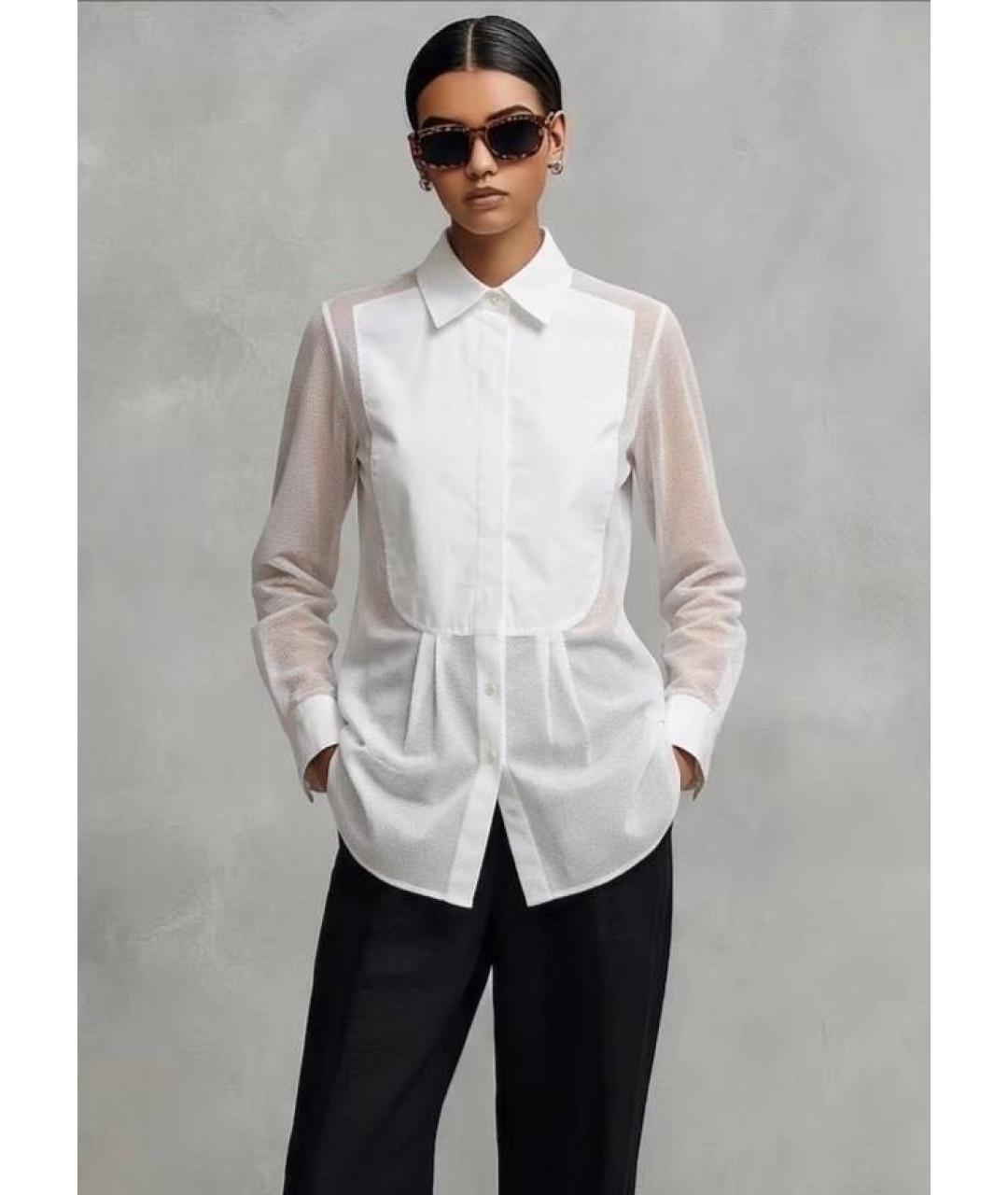 CHANEL Белая хлопковая рубашка, фото 5