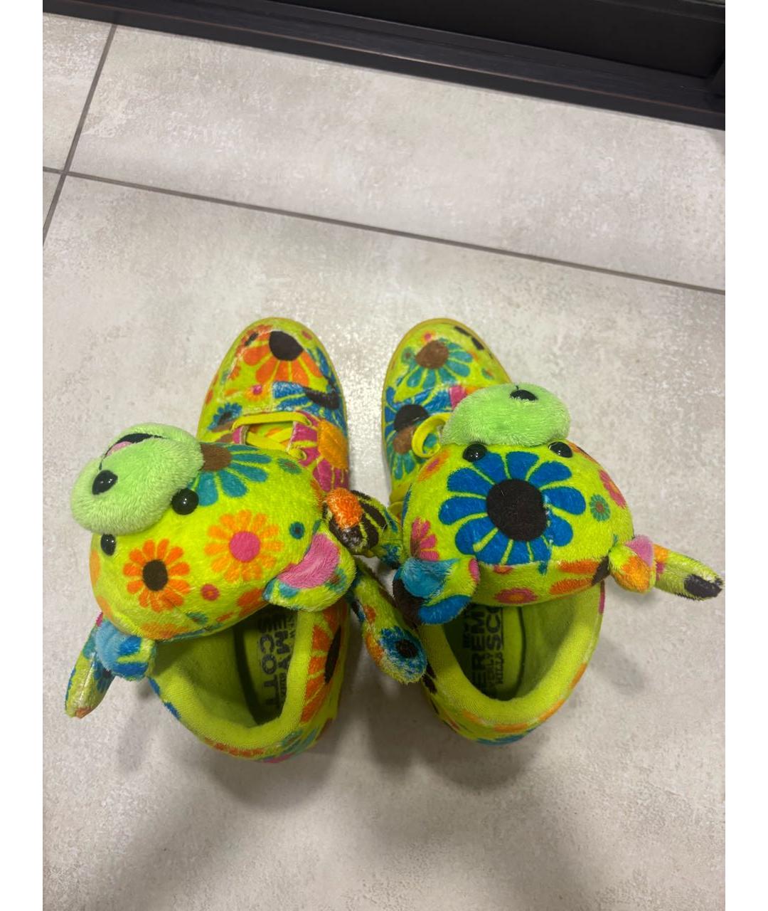 ADIDAS Салатовые высокие кроссовки / кеды, фото 2