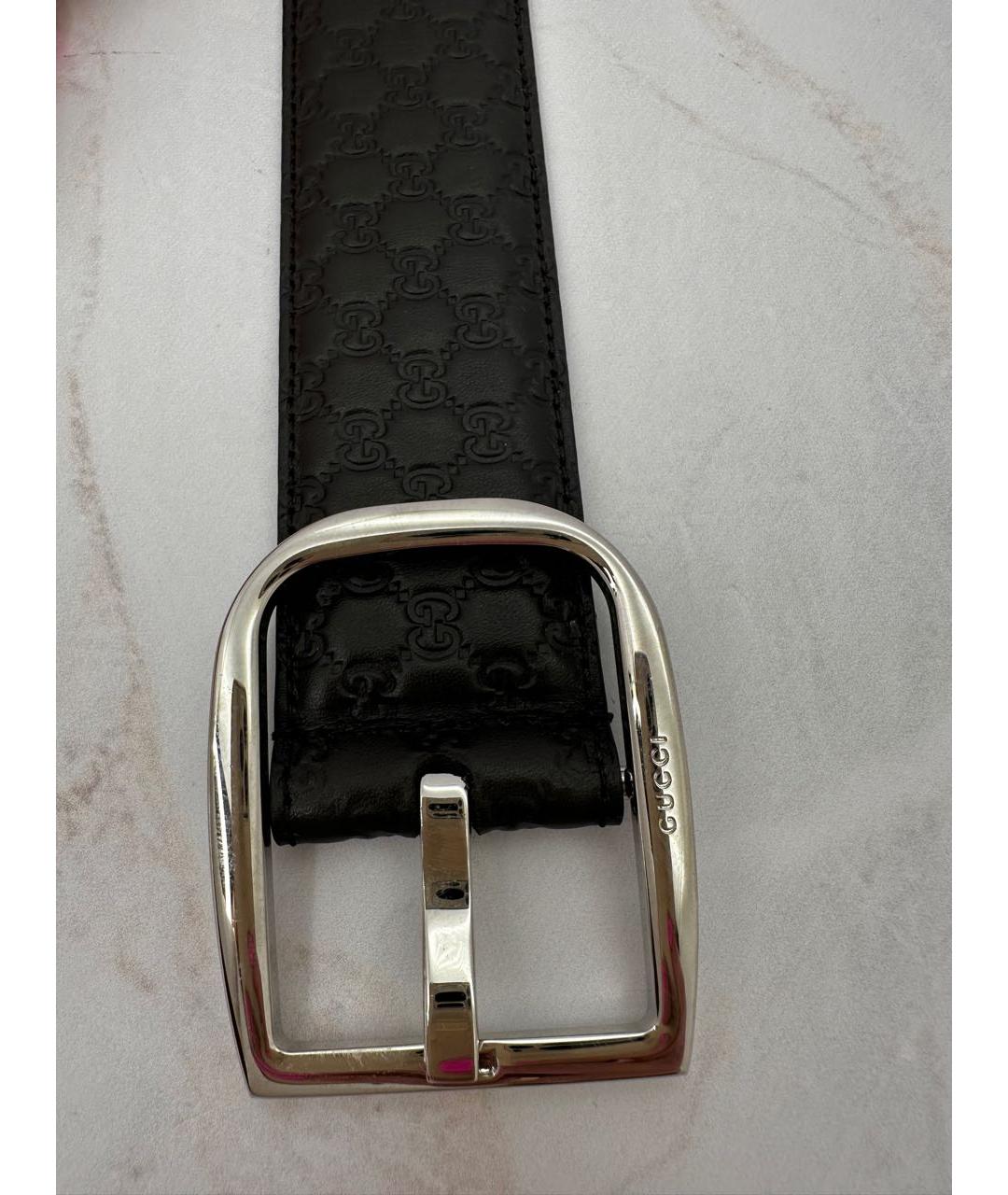 GUCCI Коричневый кожаный ремень, фото 2