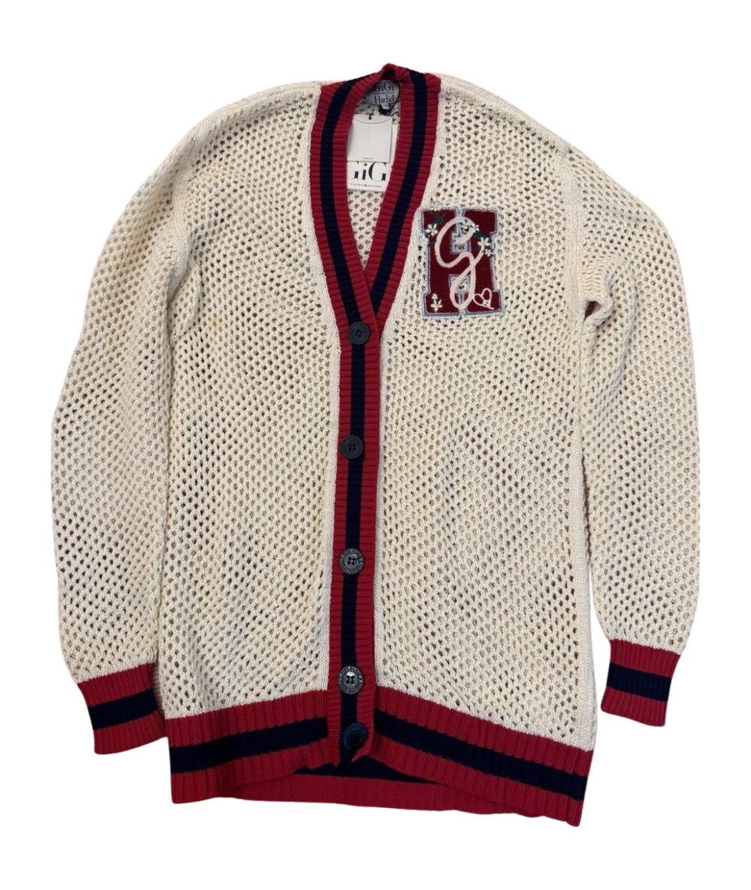 TOMMY HILFIGER Белый хлопковый кардиган, фото 1