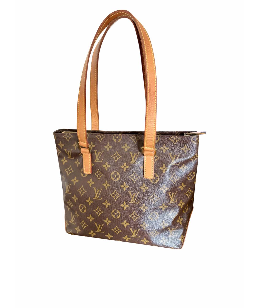 LOUIS VUITTON Коричневая канва сумка тоут, фото 1