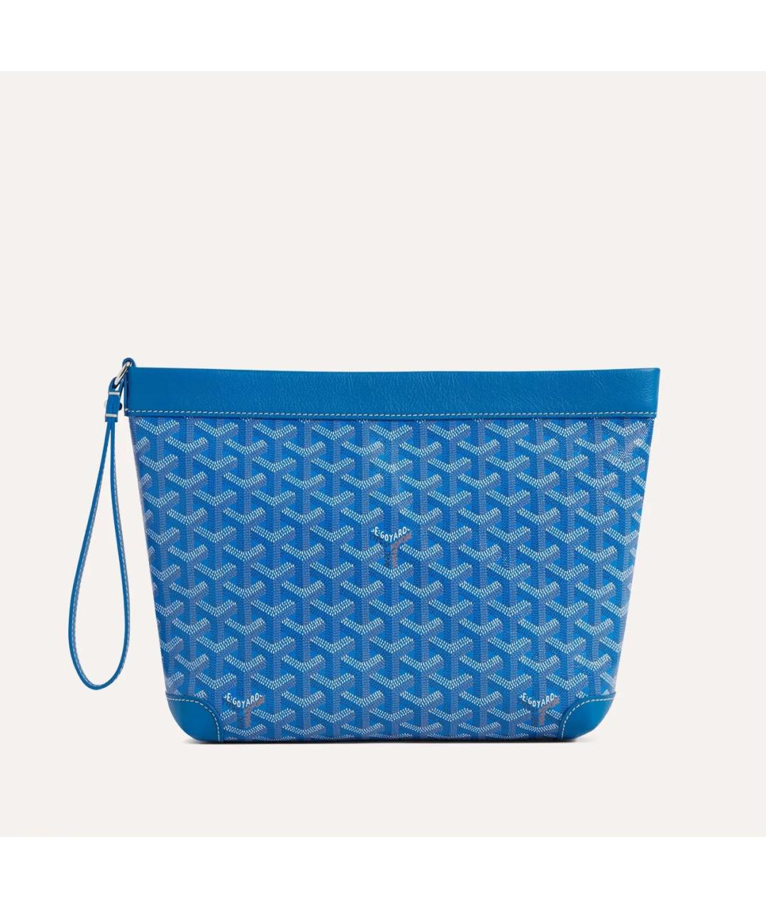 GOYARD Синяя барсетка, фото 2