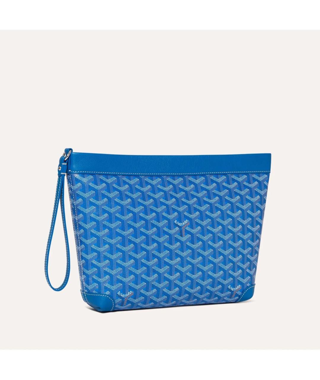 GOYARD Синяя барсетка, фото 5