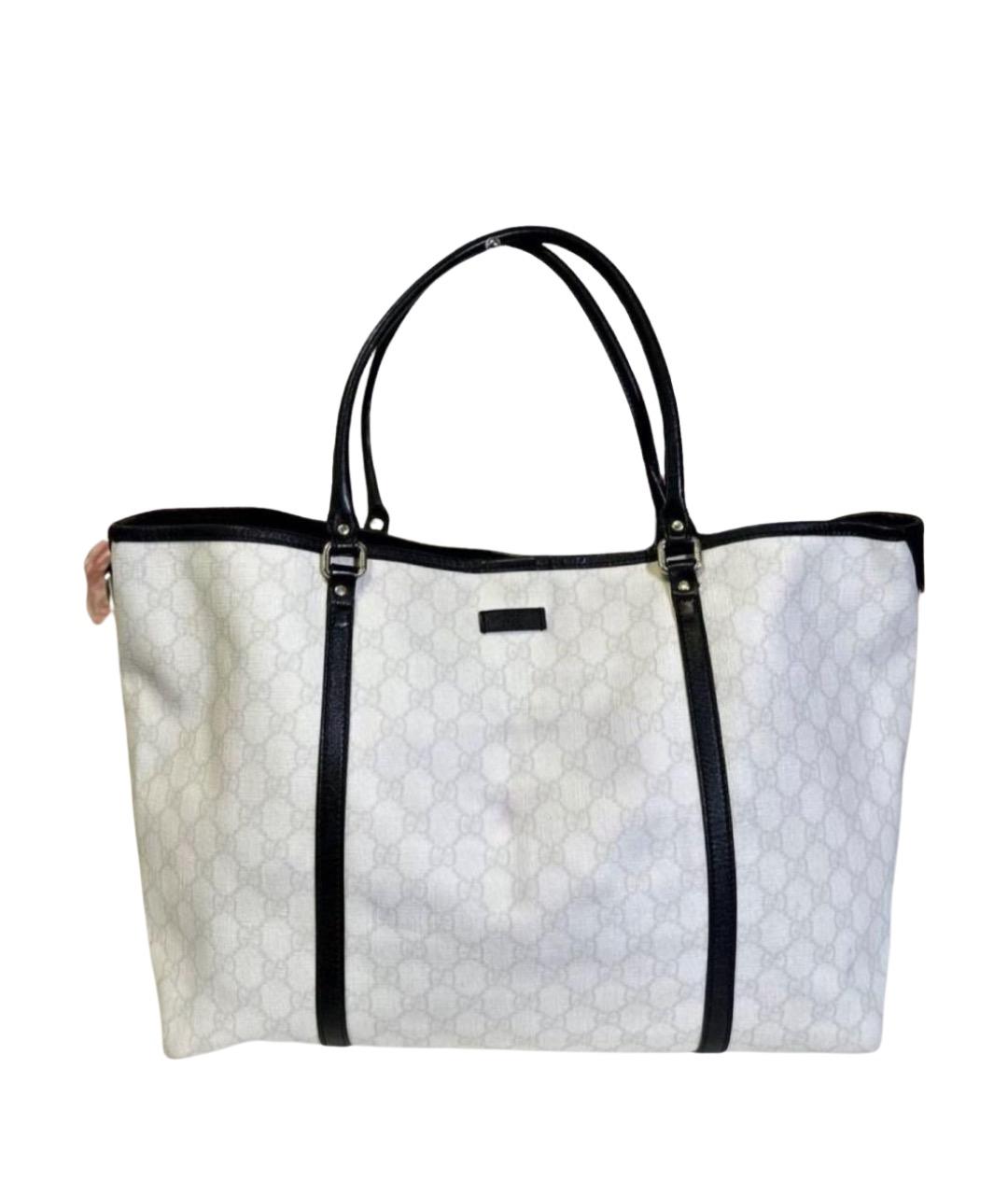 GUCCI Белая сумка тоут, фото 1