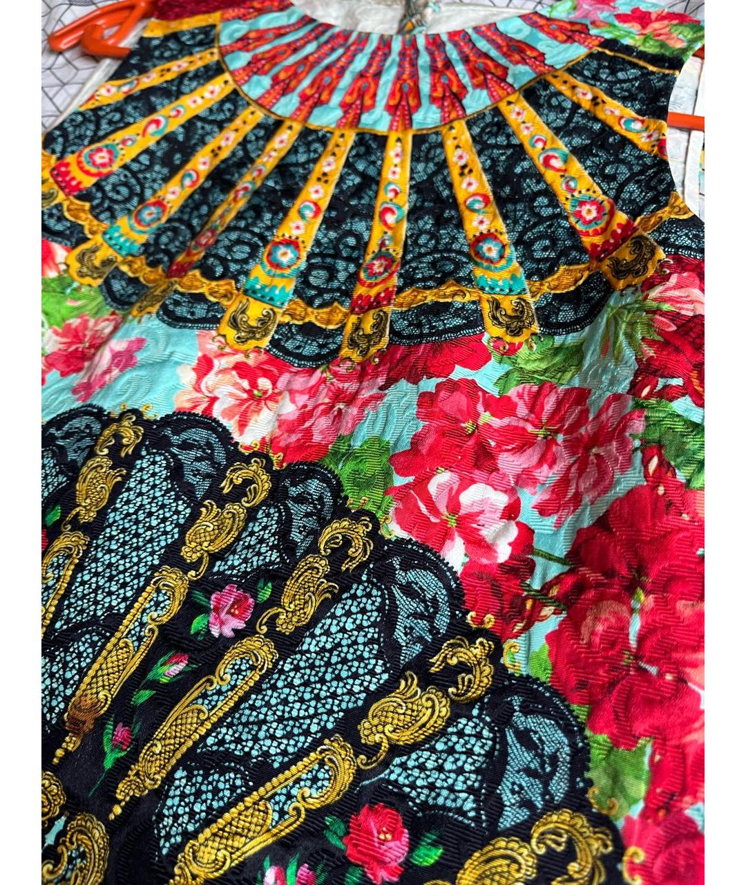 DOLCE&GABBANA Мульти вискозная блузы, фото 4