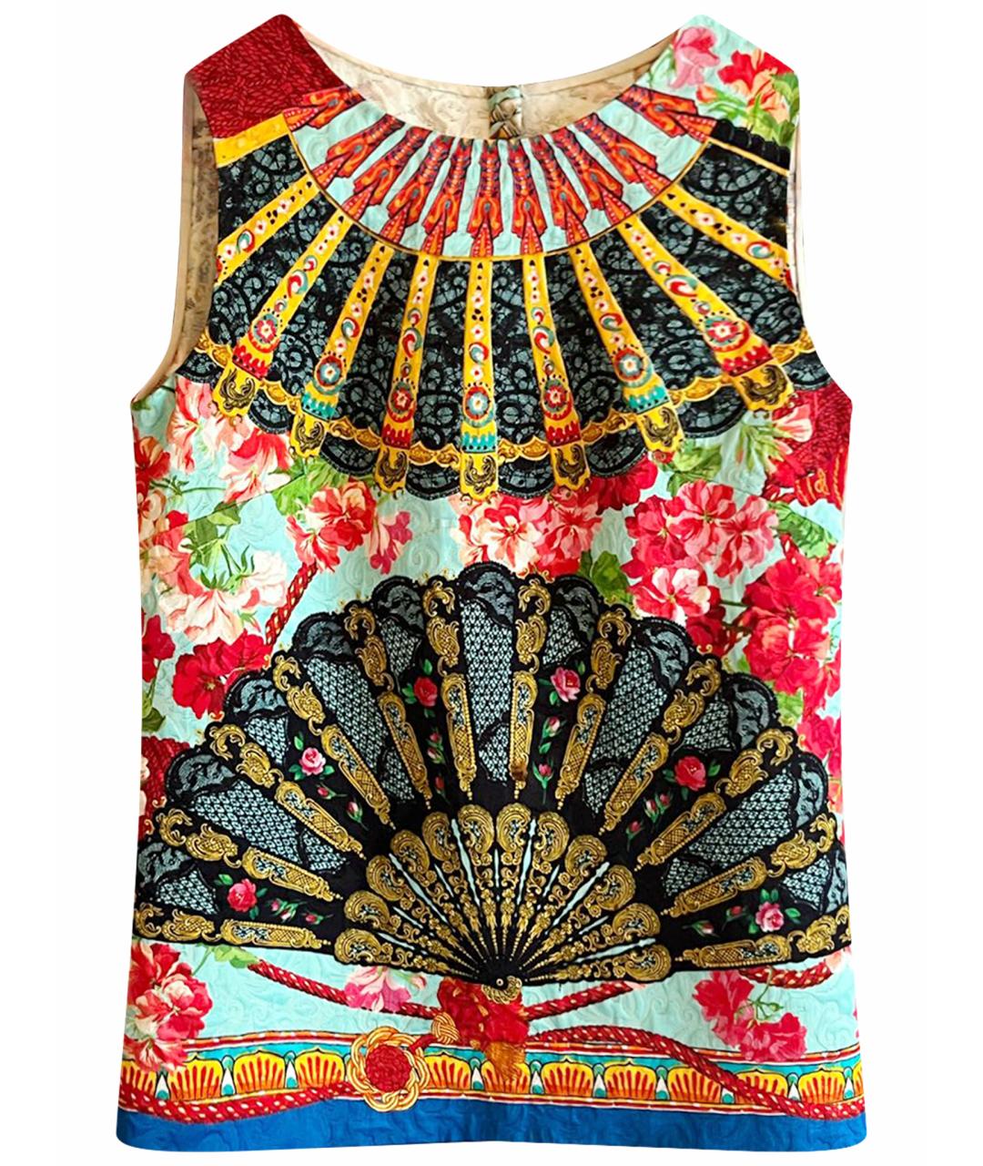 DOLCE&GABBANA Мульти вискозная блузы, фото 1
