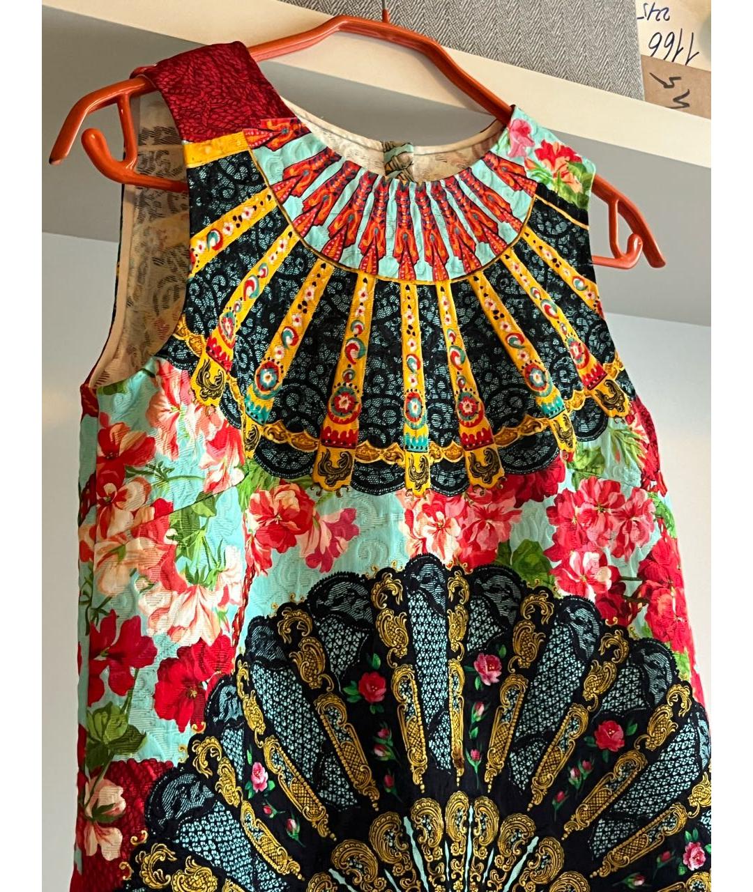 DOLCE&GABBANA Мульти вискозная блузы, фото 8