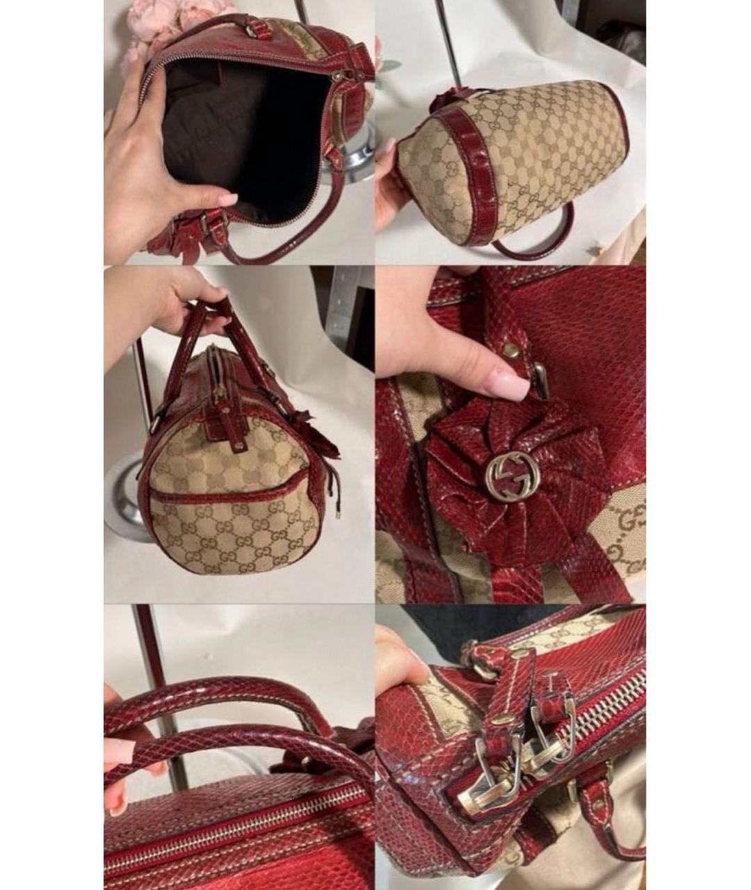 GUCCI Бежевая сумка с короткими ручками, фото 5