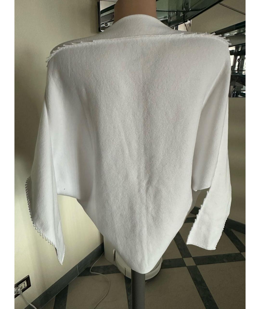 ISSEY MIYAKE Белый хлопковый джемпер / свитер, фото 2