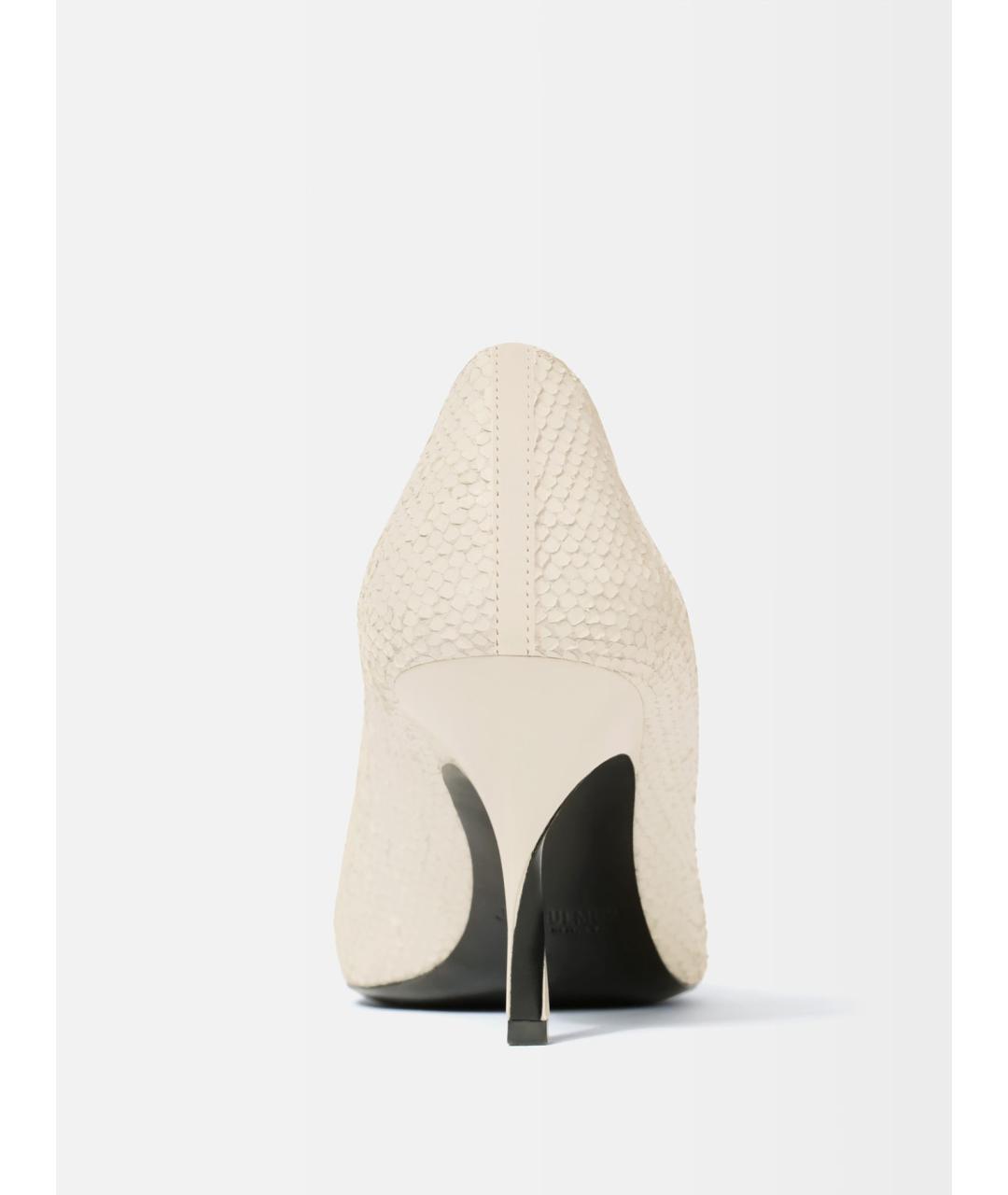 JACQUEMUS Белые кожаные туфли, фото 5