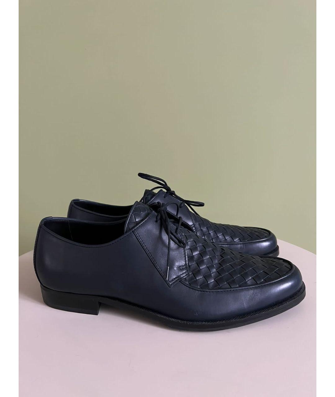 BOTTEGA VENETA Черные кожаные туфли, фото 9