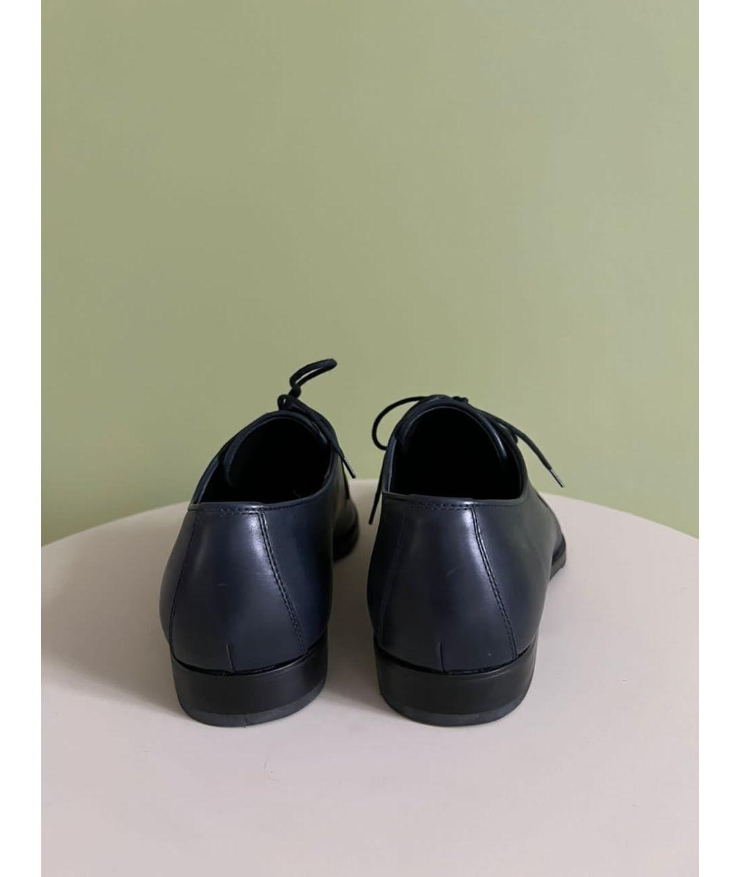 BOTTEGA VENETA Черные кожаные туфли, фото 2