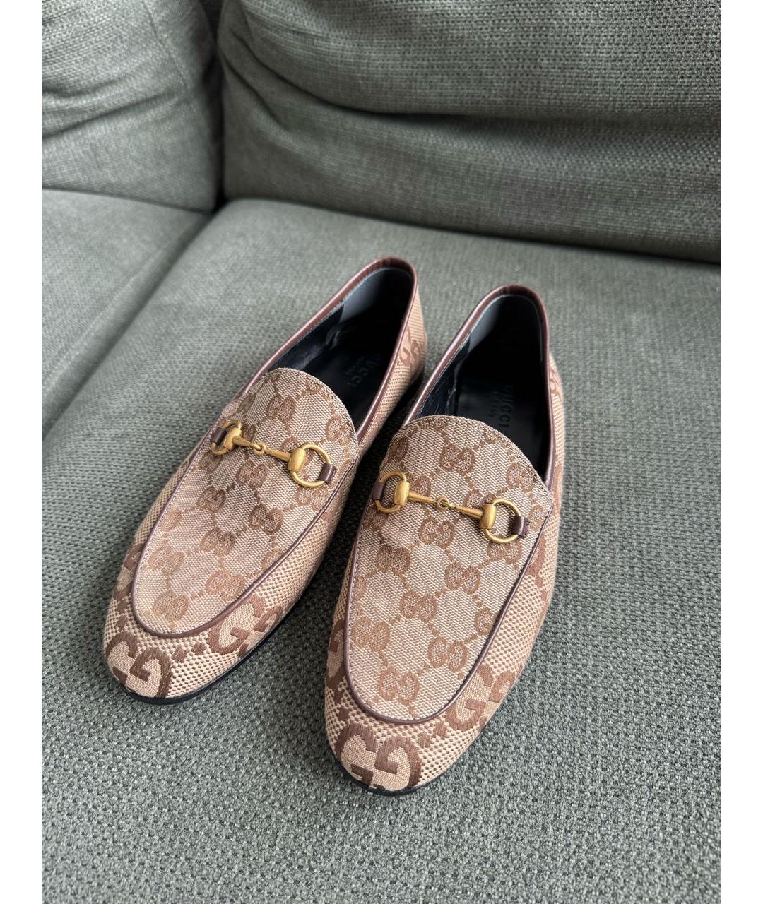 GUCCI Коричневые лоферы, фото 3