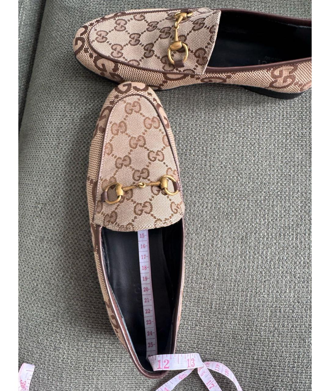 GUCCI Коричневые лоферы, фото 6