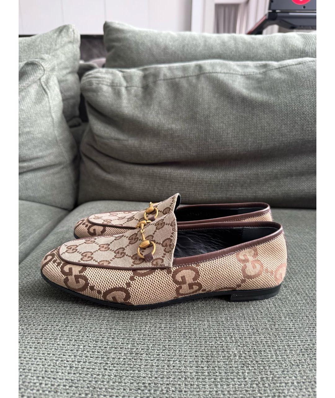 GUCCI Коричневые лоферы, фото 2