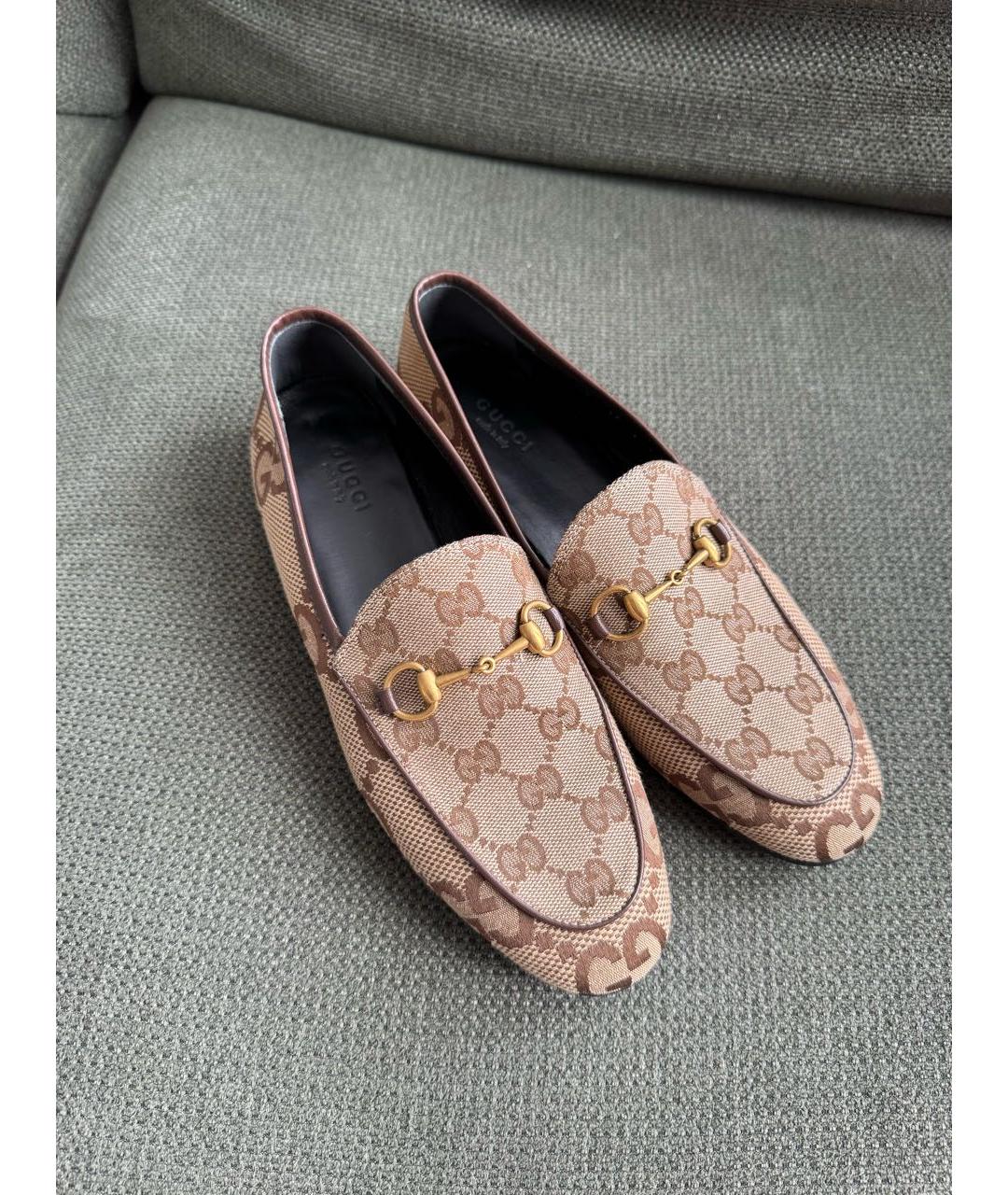 GUCCI Коричневые лоферы, фото 8