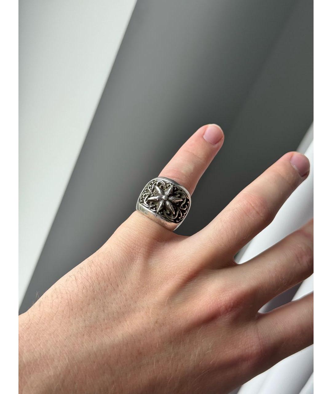 CHROME HEARTS Серебряное серебряное кольцо, фото 6