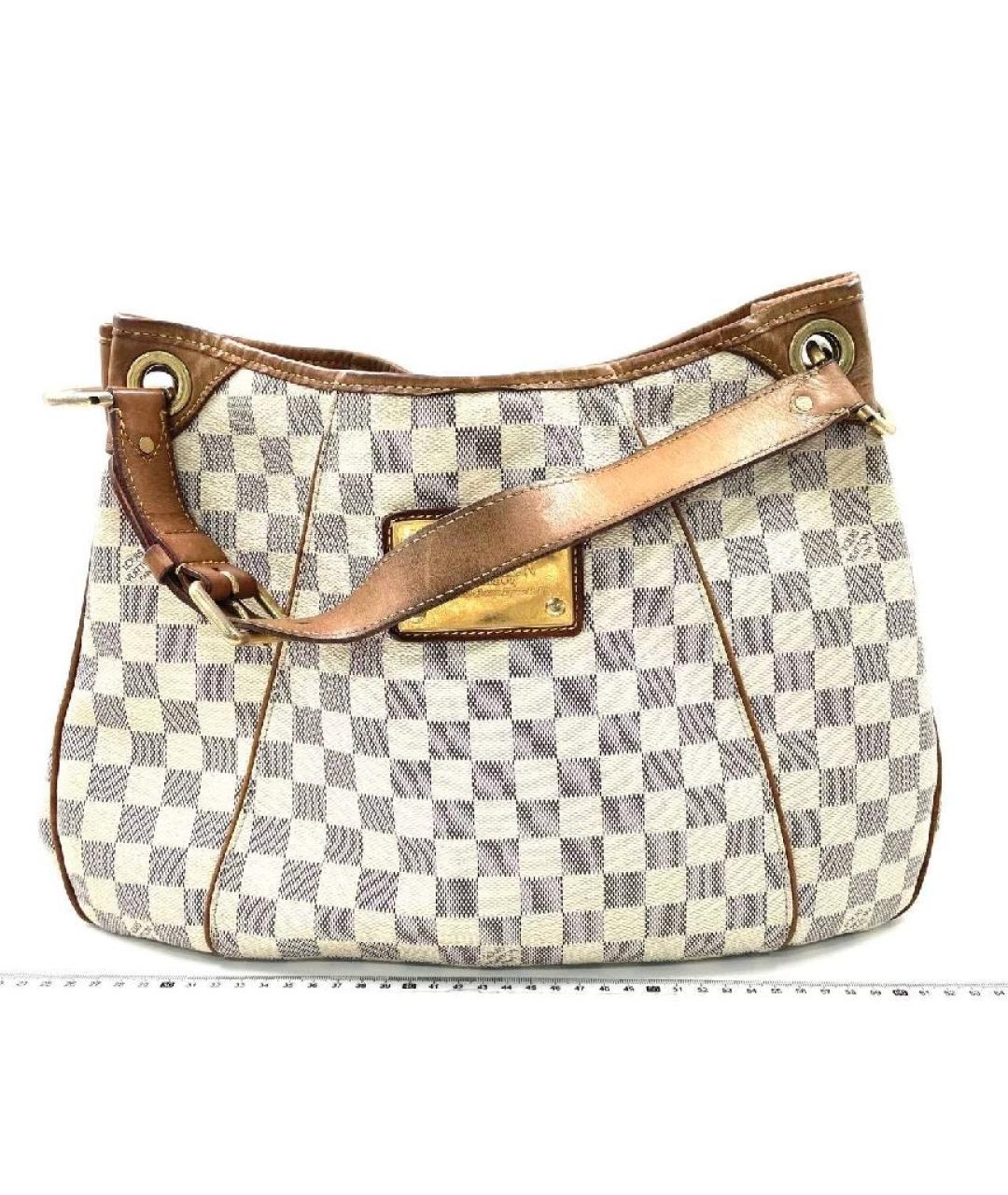 LOUIS VUITTON Белая канва сумка тоут, фото 9