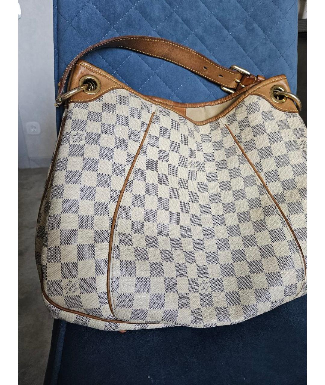 LOUIS VUITTON Белая канва сумка тоут, фото 6